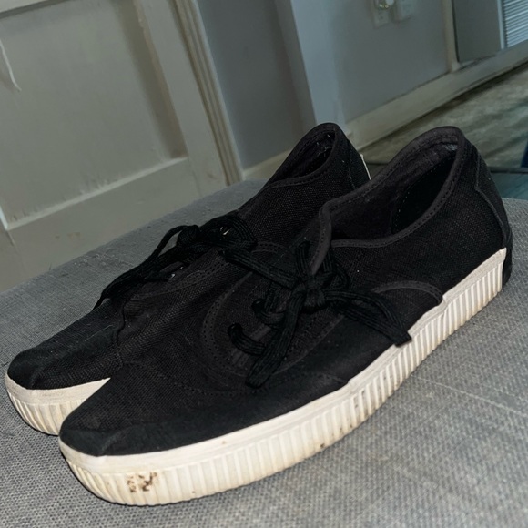 Toms Espadrilles Sneakers Black Women 10 - Picture 2 of 6